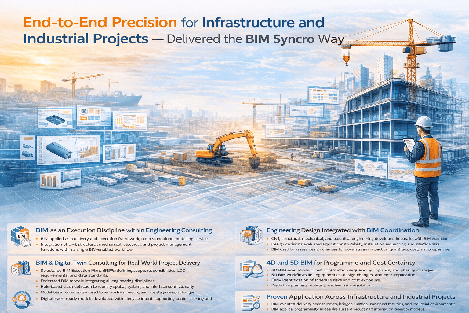 BIM Syncro|End-to-End Precision for Infrastructure and Industrial Projects